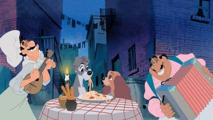 تماشای انیمیشن بانو و ولگرد 1 محصول سال 1955 | چی‌بینو