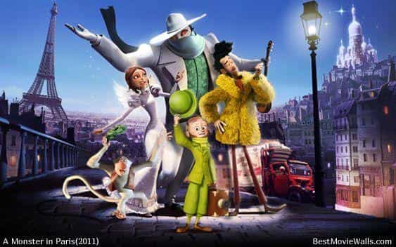 تماشای انیمیشن هیولا در پاریس محصول سال 2011 | چی‌بینو
