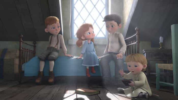 تماشای انیمیشن آرزوی کریسمس آنجلا محصول سال 2020 | چی‌بینو