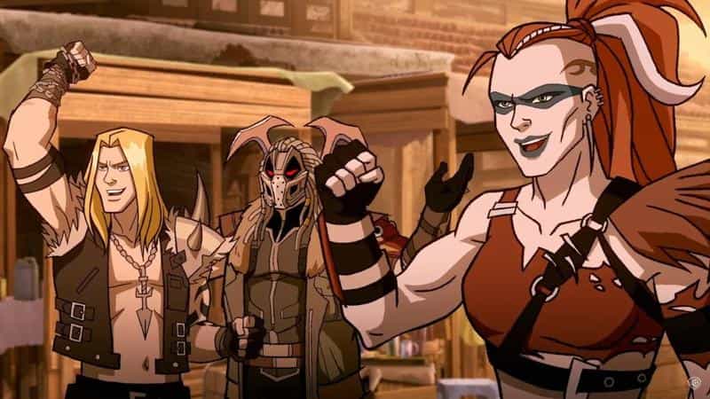 تماشای انیمیشن افسانه‌های مورتال کامبت: برف کور (2022)