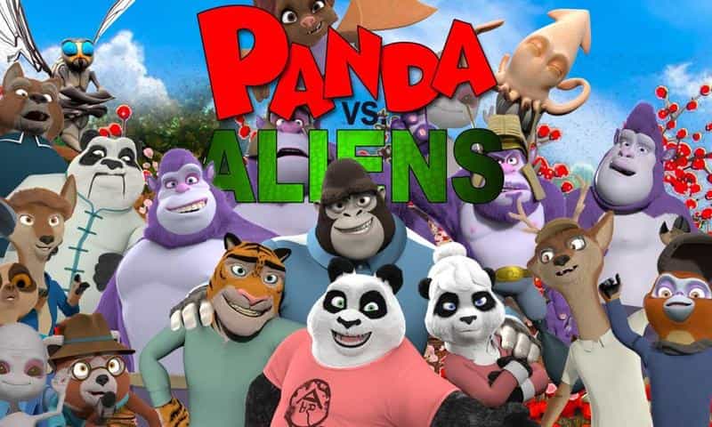 نقد و بررسی انیمیشن پاندا دربرابر بیگانگان (2021) | چی‌بینو