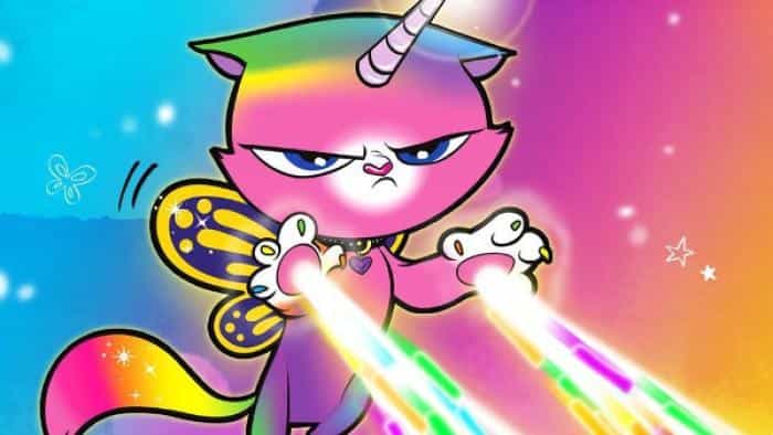 نقد و بررسی انیمیشن قوس‌قزح پروانه تک‌شاخ گربه (2019)