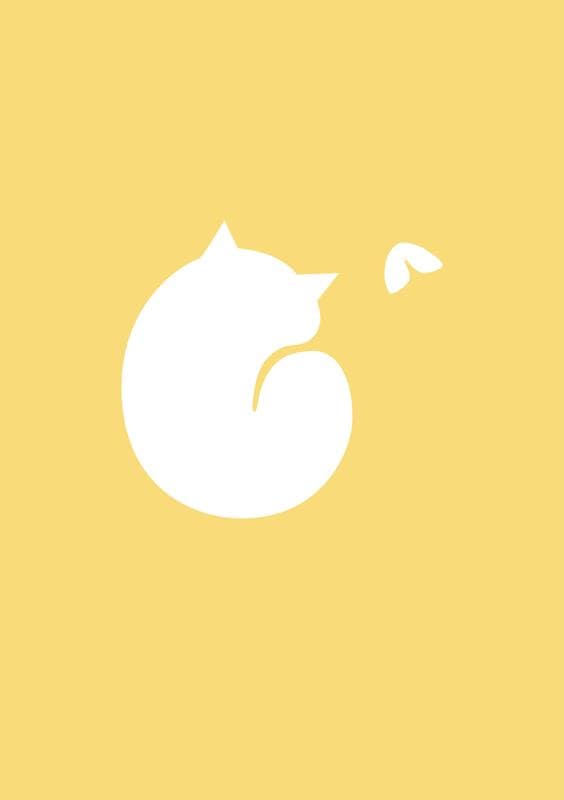گربه و پروانه