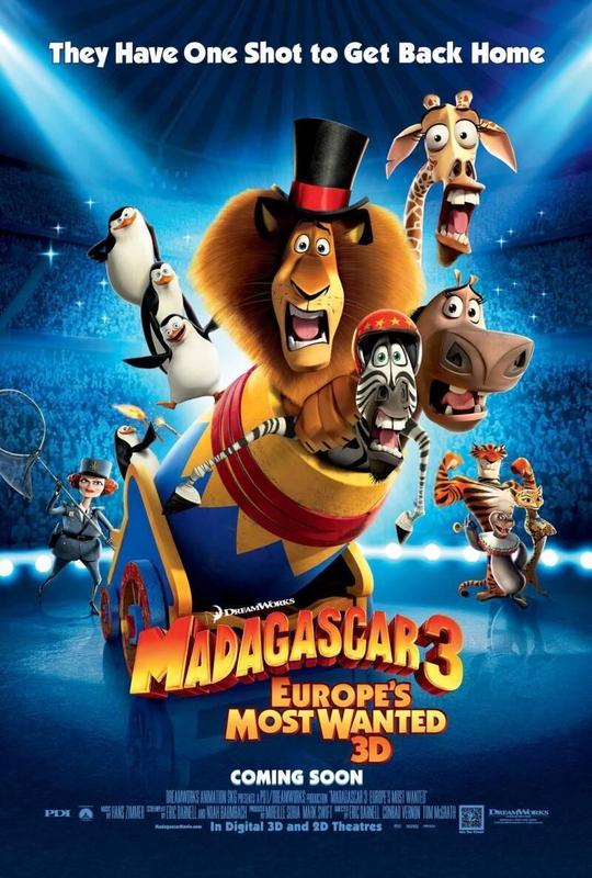ماداگاسکار 3(Madagascar 3: Europe's Most Wanted)
